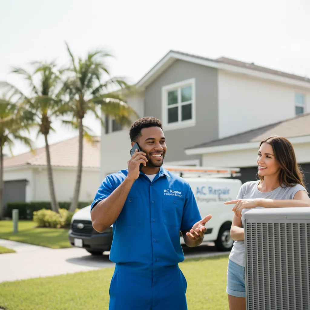 AC Repair Pompano Beach customer support in Violet
